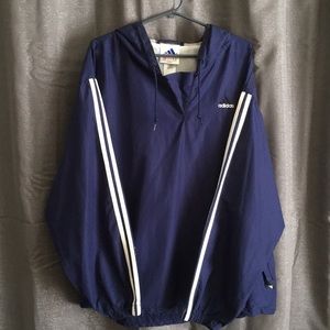 💥 2/$10 Adidas Mens Windbreaker Pullover Jacket